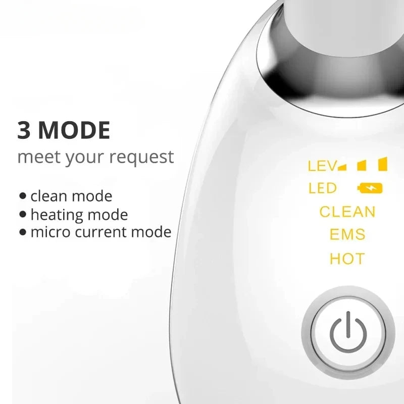 Massageador pescoço LED 7 cores remove papada
