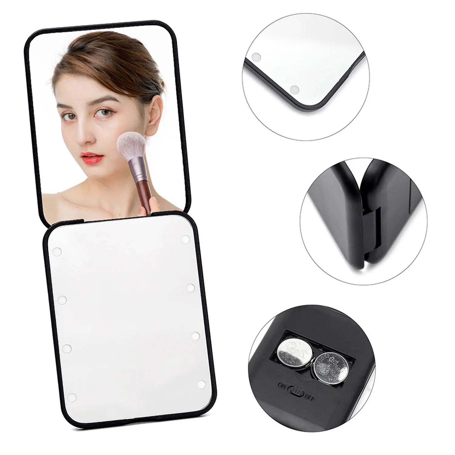 Mini LED Makeup Mirror Portable