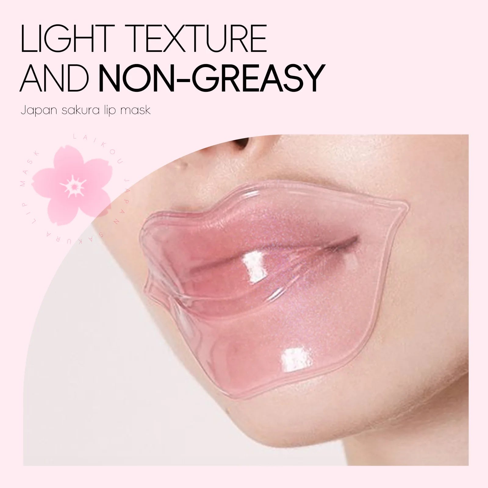 Gel lábios Sakura repara linhas suaviza
